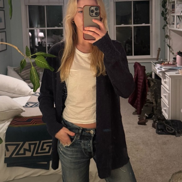 Roxy Sweaters - Roxy Navy Blue Cardigan